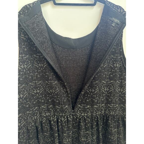 Talbots Beaded Velvet Shimmer Sleeveless Peplum Blouse Plus Size 3X Tank Top - Picture 6 of 6